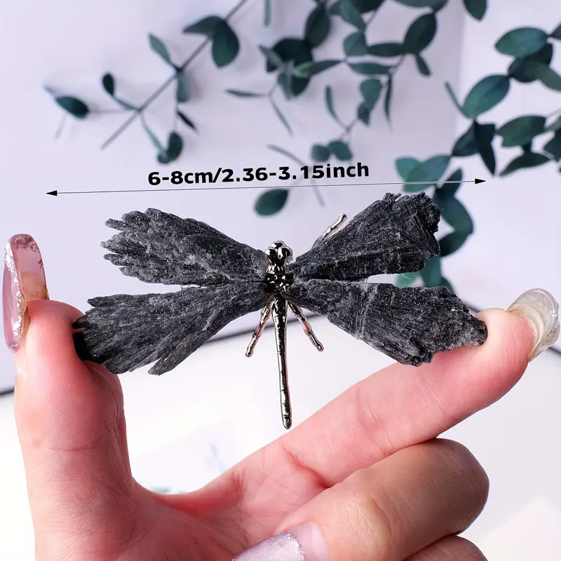Black Tourmoline Dragonfly 2.36 - 3.15 inch