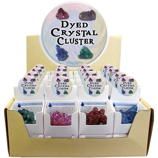 Dyed Crystal Cluster