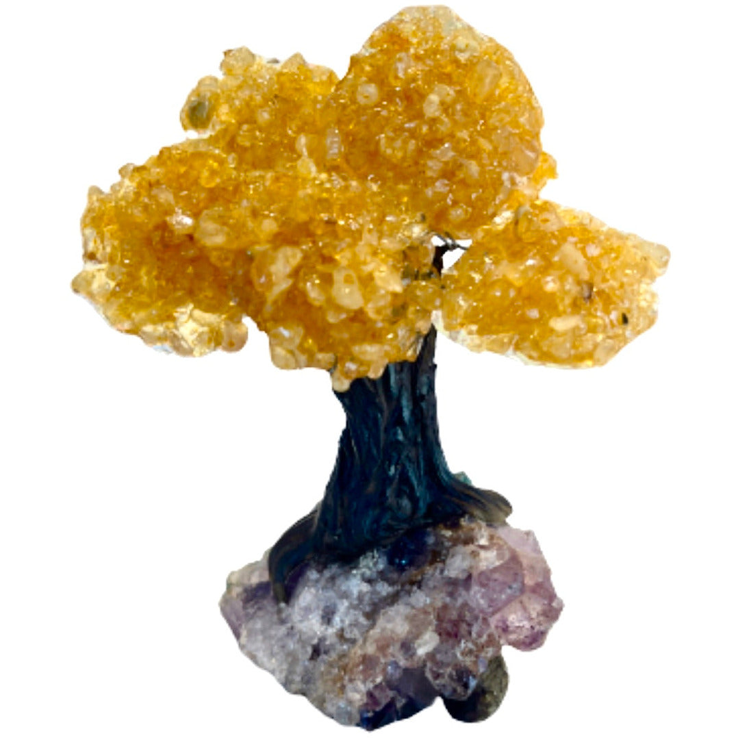 citrine crystal money tree Medium Money Tree