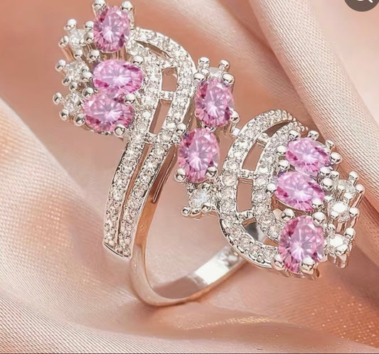 Pink Saphhire Jane Ring