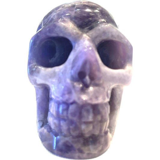 4 Inch Genuine Brazilian Amethyst Skull