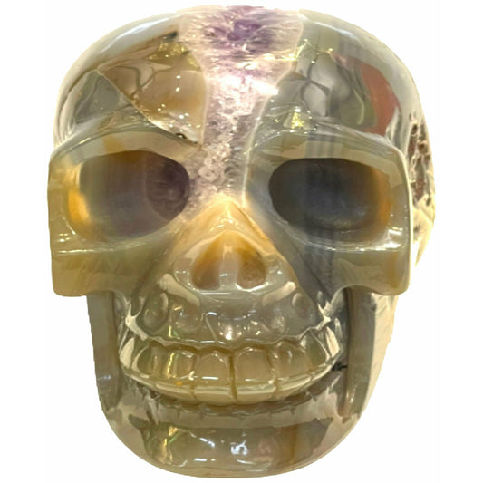 4" Amethyst Skull