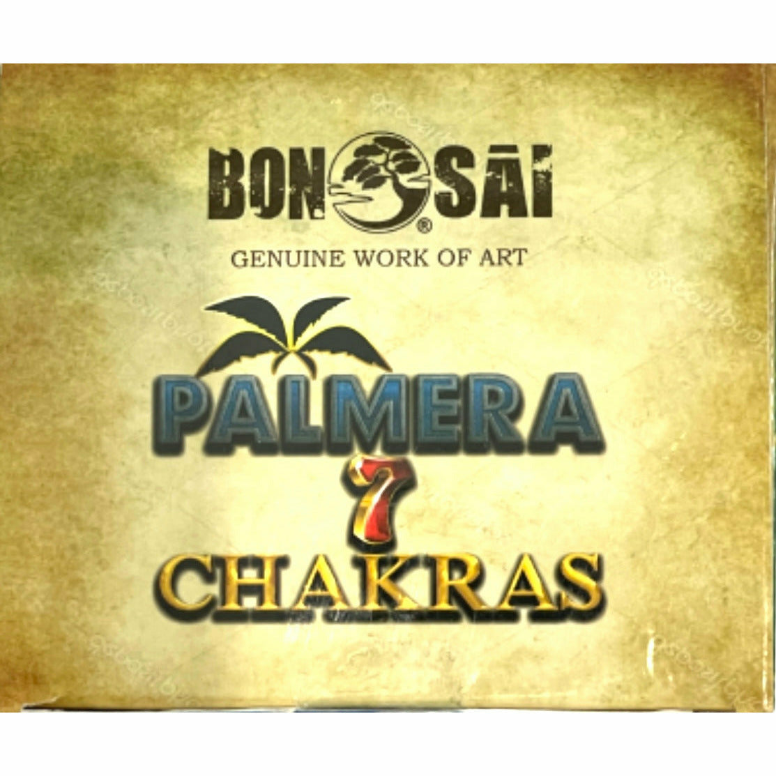 Small Magical Handmade Bonsai Palmera 7 Chakras Trees