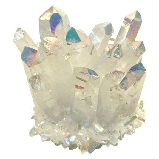 Phantom Metallized Chlorite Quartz Clear Crystal