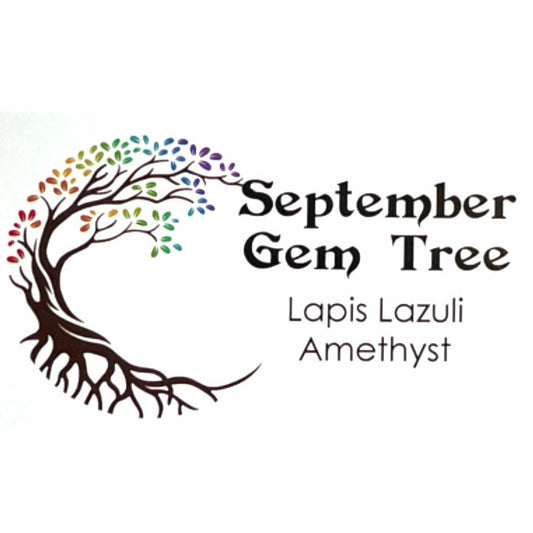 September Gem Birthstone Tree (Lapis Lazuli / Amethyst)