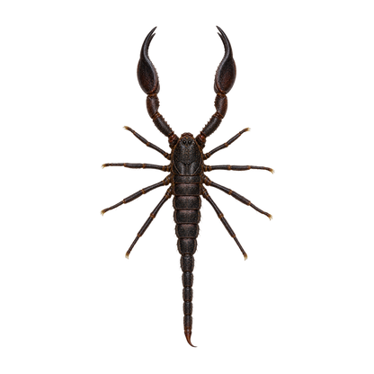 Framed Laos Forest Scorpion (Heterometrus laoticus)