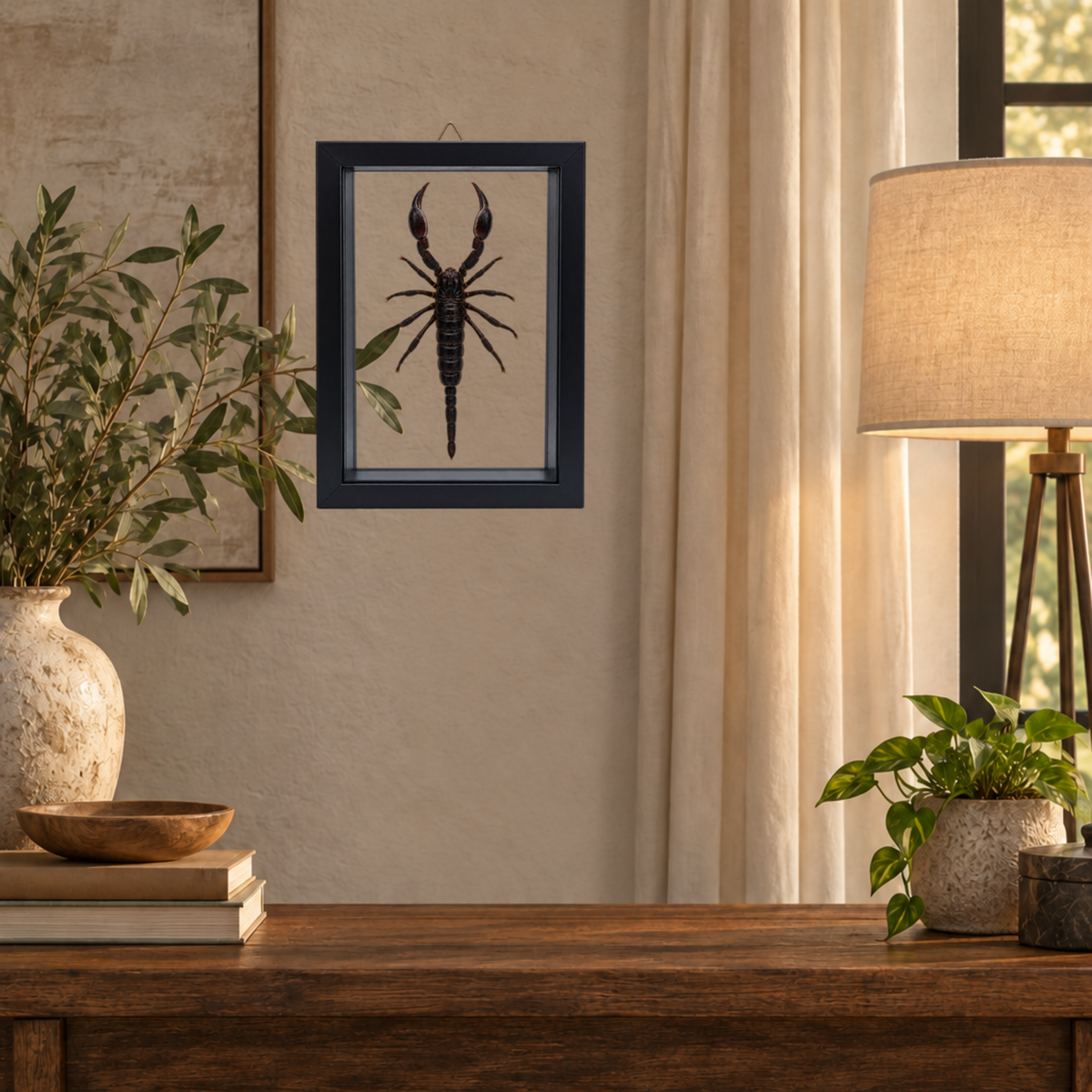 Framed Laos Forest Scorpion (Heterometrus laoticus)