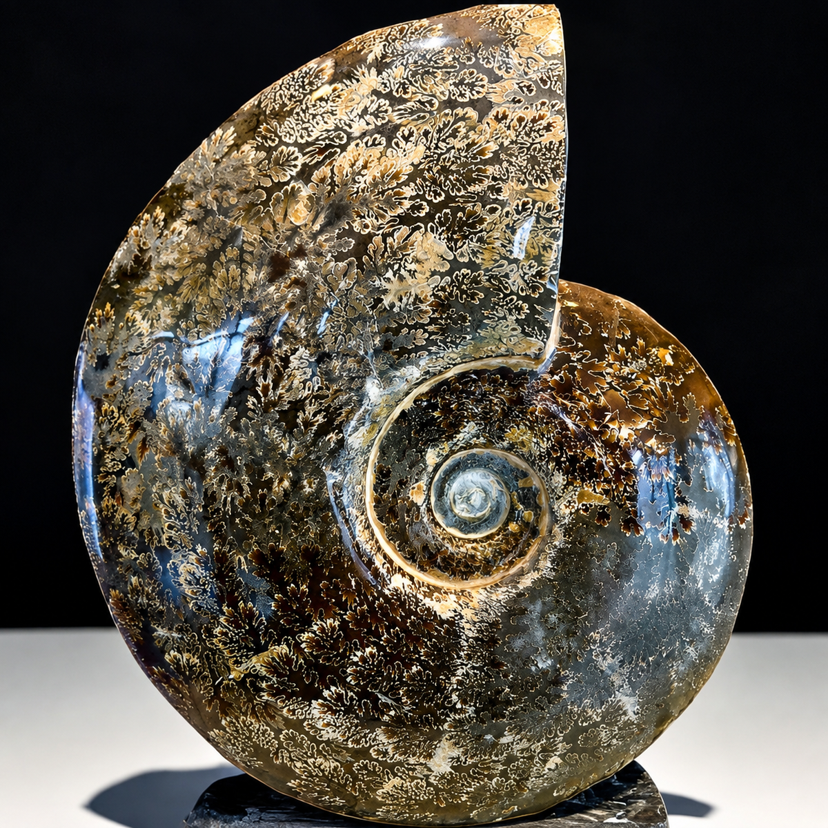 10 Inch Fossilized Ammonite
