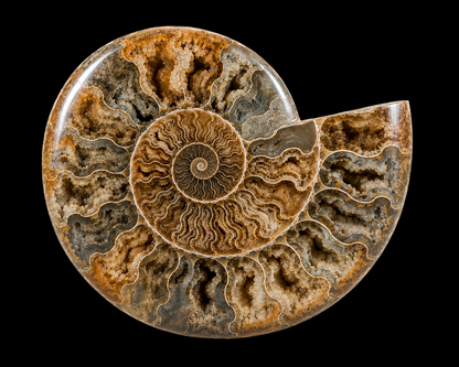 4 1/2 Inch Fossilized Ammonite