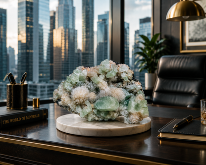 Apophyllite with Mesolite