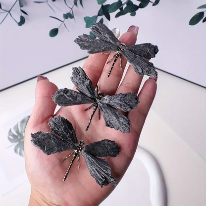 Black Tourmoline Dragonfly 2.36 - 3.15 inch