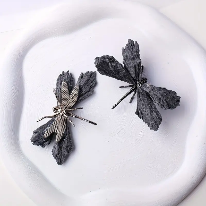 Black Tourmoline Dragonfly 2.36 - 3.15 inch