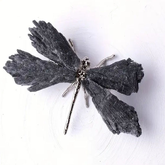 Black Tourmoline Dragonfly 2.36 - 3.15 inch