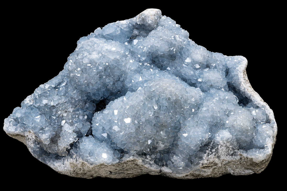Blue Celestite Geode
