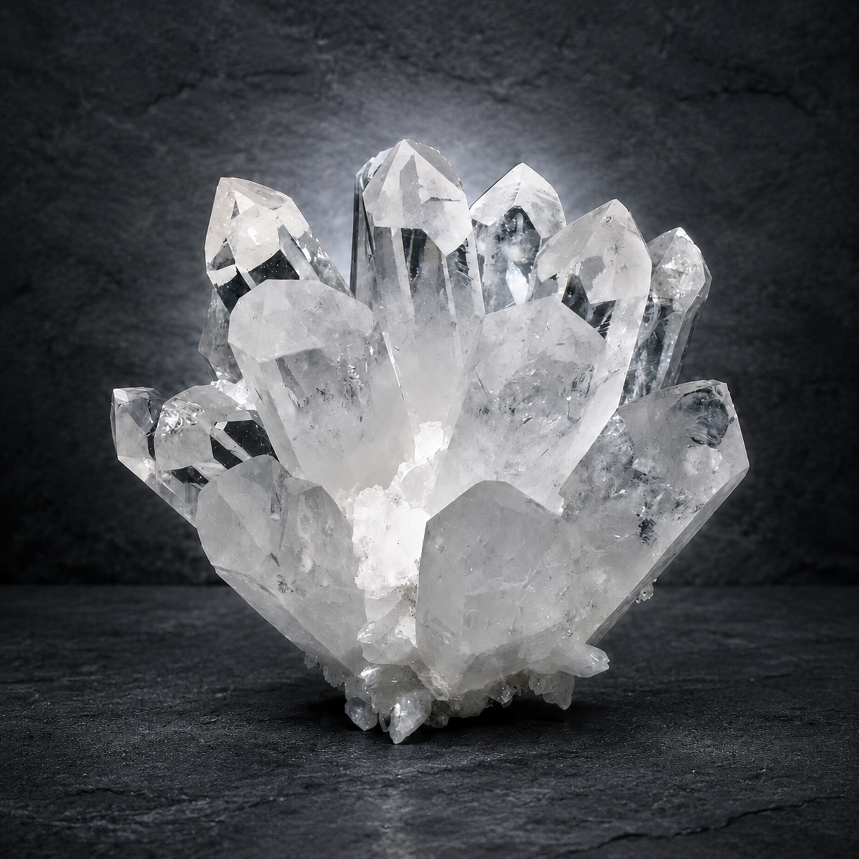 2.75 - 3.15 Inch Clear Quartz Phantom Cluster