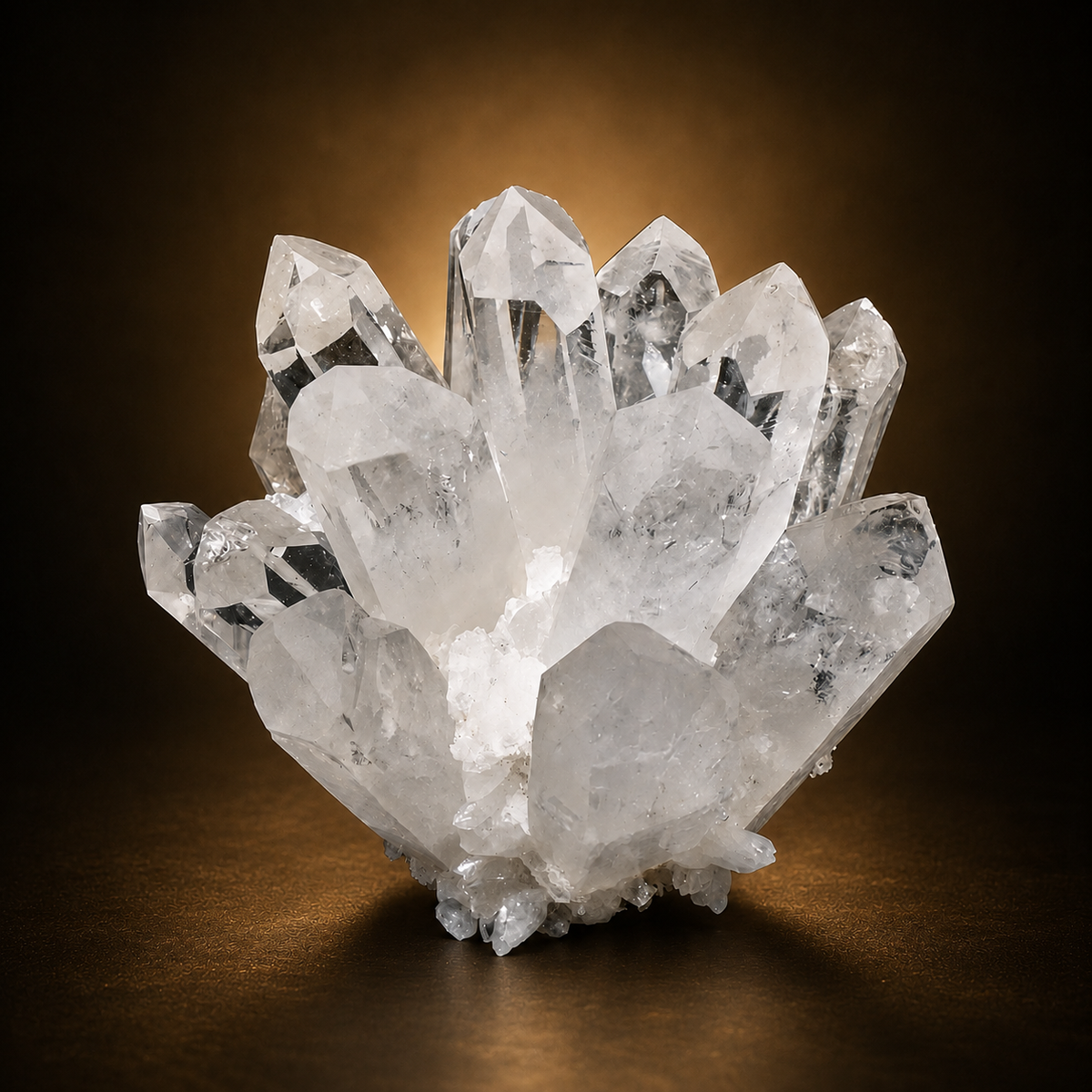2.75 - 3.15 Inch Clear Quartz Phantom Cluster