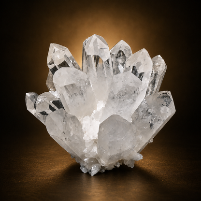 2.75 - 3.15 Inch Clear Quartz Phantom Cluster