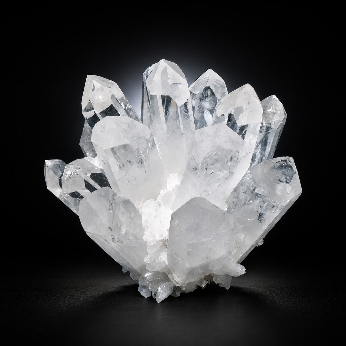 2.75 - 3.15 Inch Clear Quartz Phantom Cluster