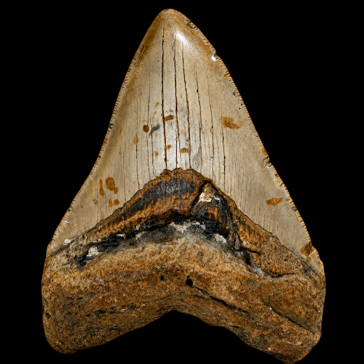Genuine  4 Inches Megalodon Tooth
