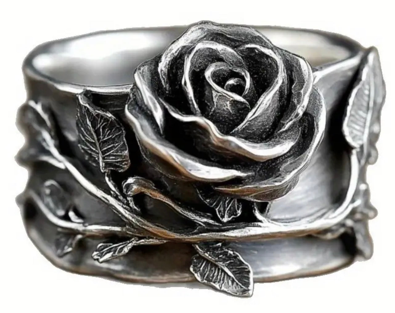 925 SS Rose Ring