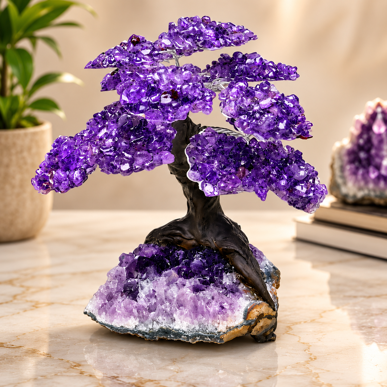 Natural Amethyst Gemstone Tree