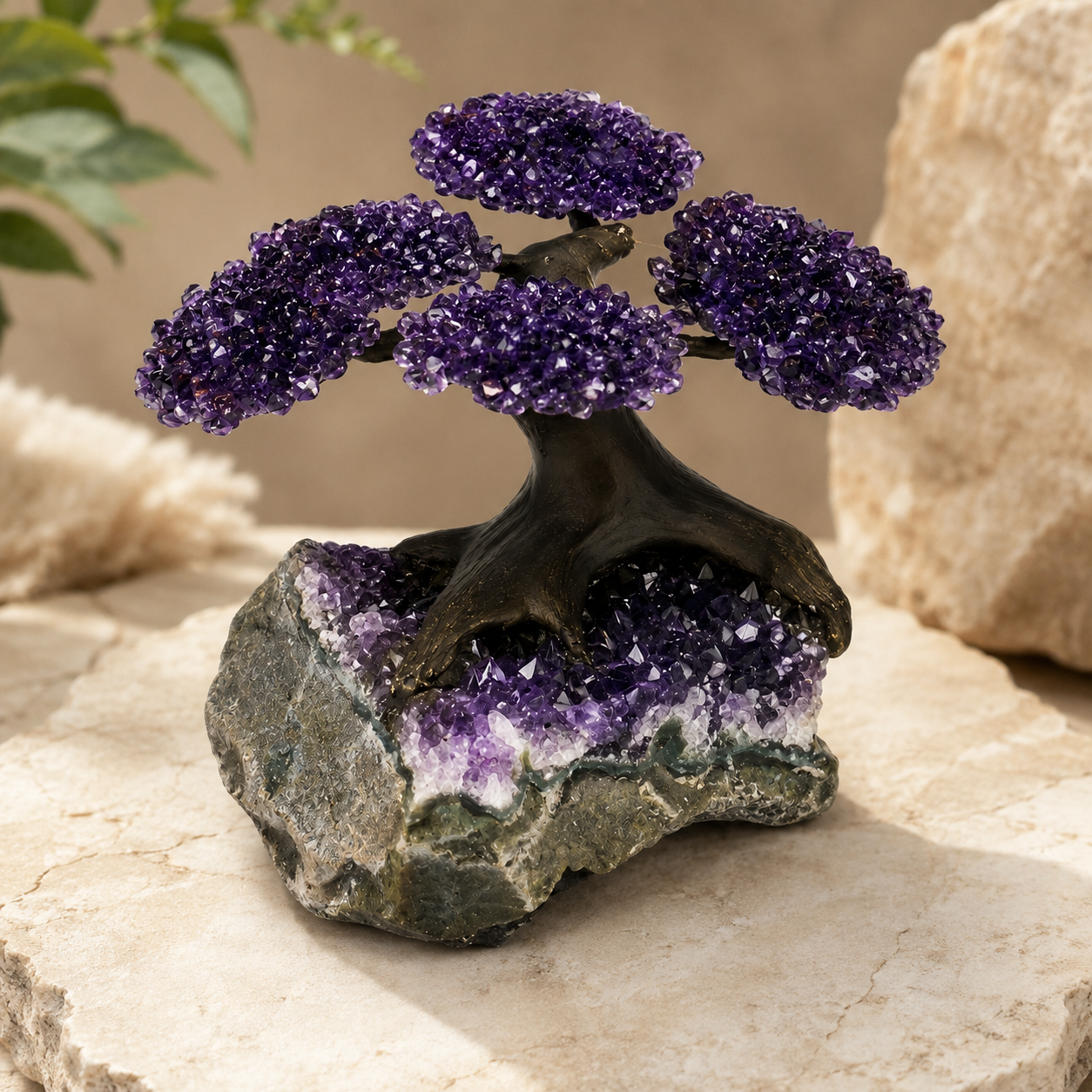 Natural Amethyst Gemstone Tree