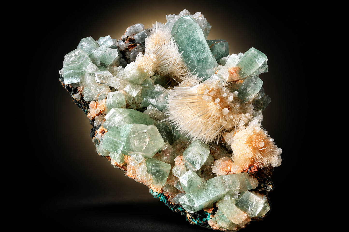 Apophyllite with Mesolite — Monumental Collector’s Specimen