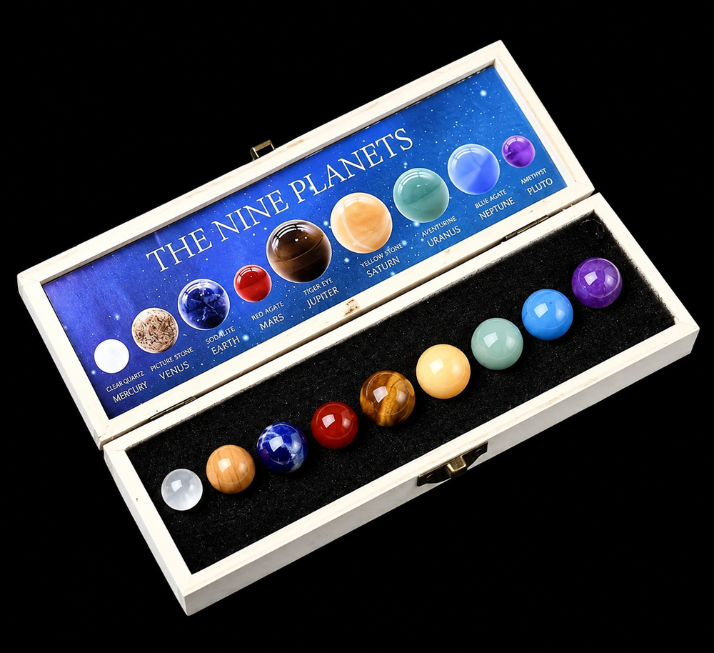 Nine Planets Gemstone Set