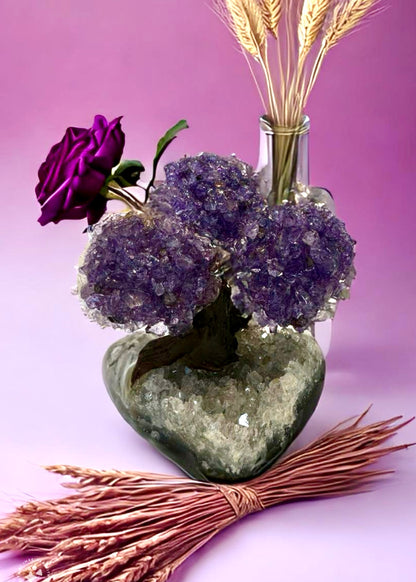 4.0" Brazilian Amethyst Gemstone Tree (Positive Energy)