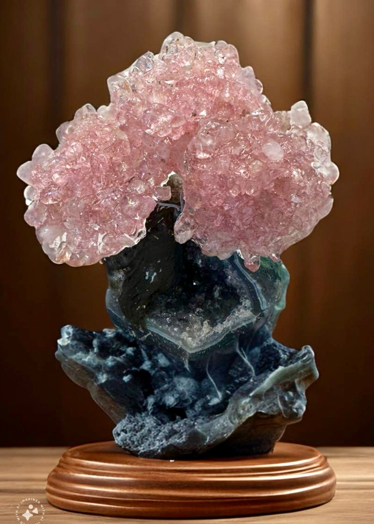 4.0" Rose Quartz Gemstone Tree (Love Tree)