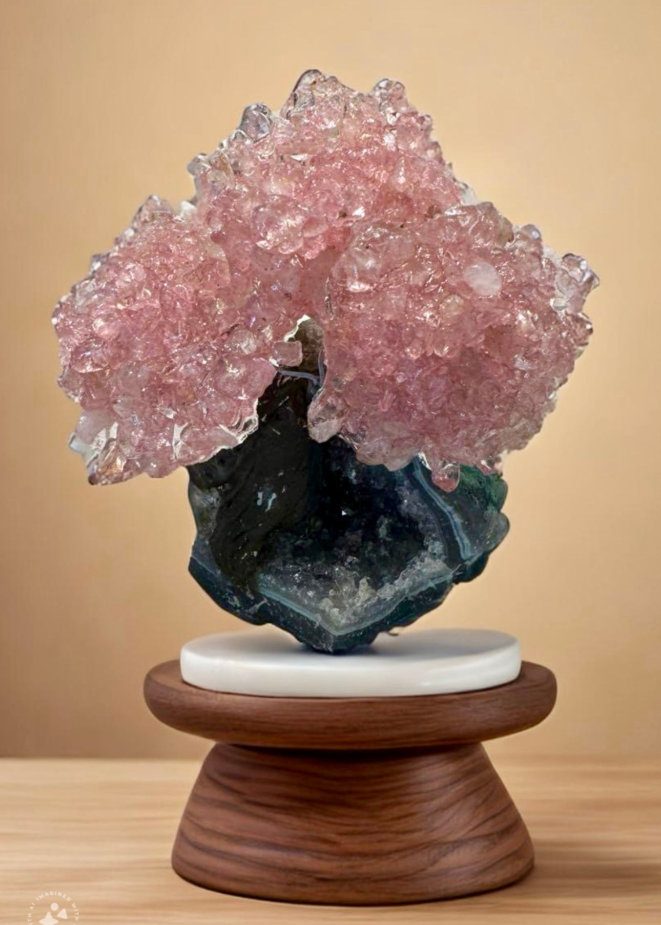 4.0" Rose Quartz Gemstone Tree (Love Tree)