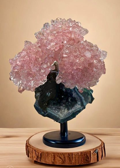 4.0" Rose Quartz Gemstone Tree (Love Tree)