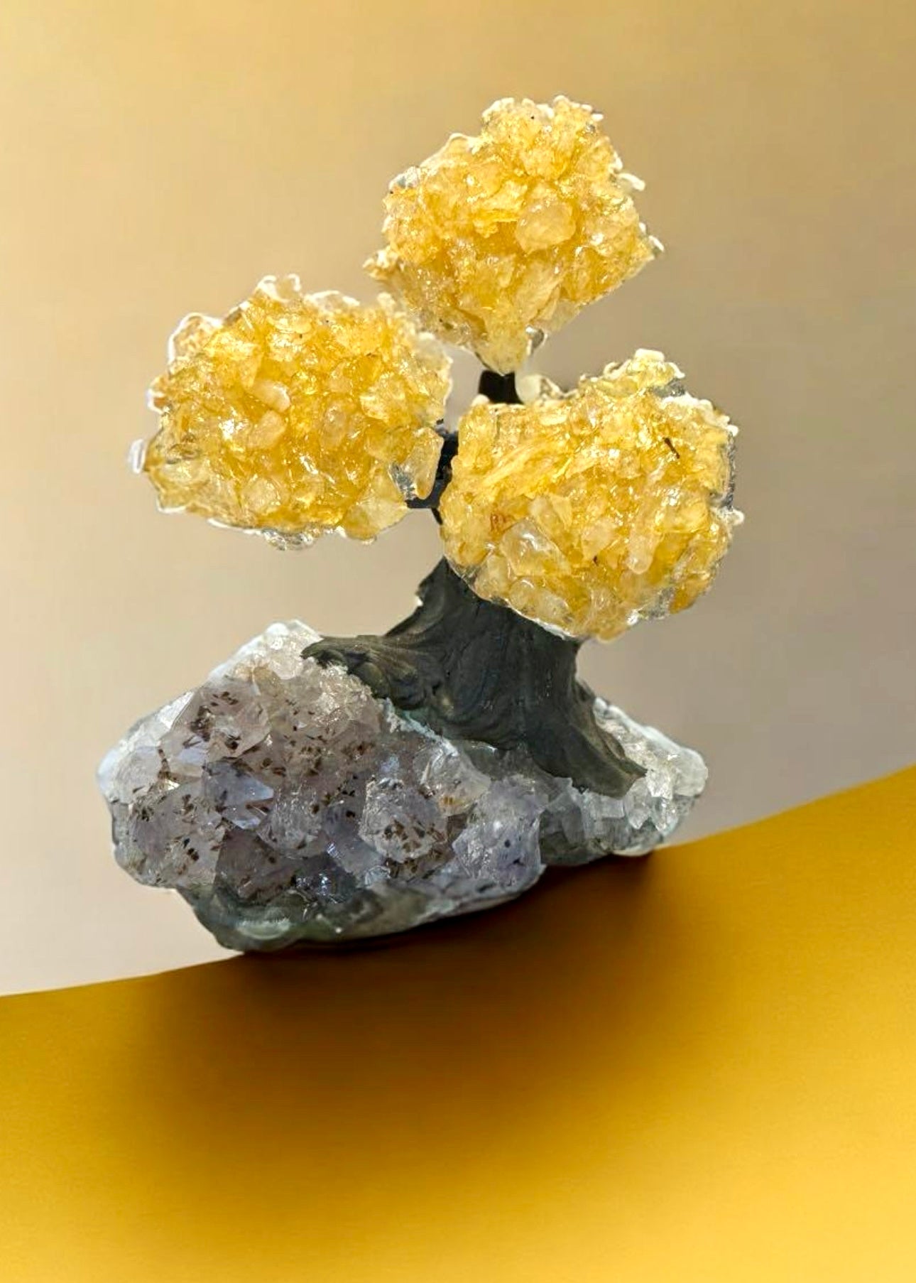 4.0" Brazilian Citrine Gemstone Tree (Money Tree)