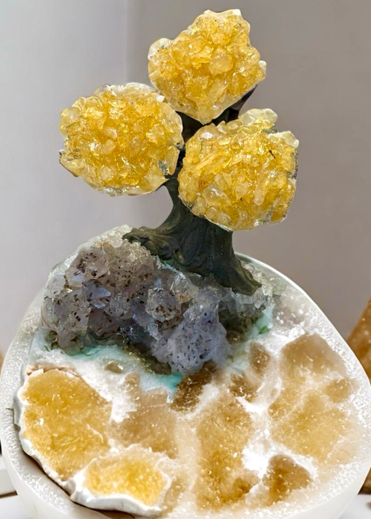 4.0" Brazilian Citrine Gemstone Tree (Money Tree)