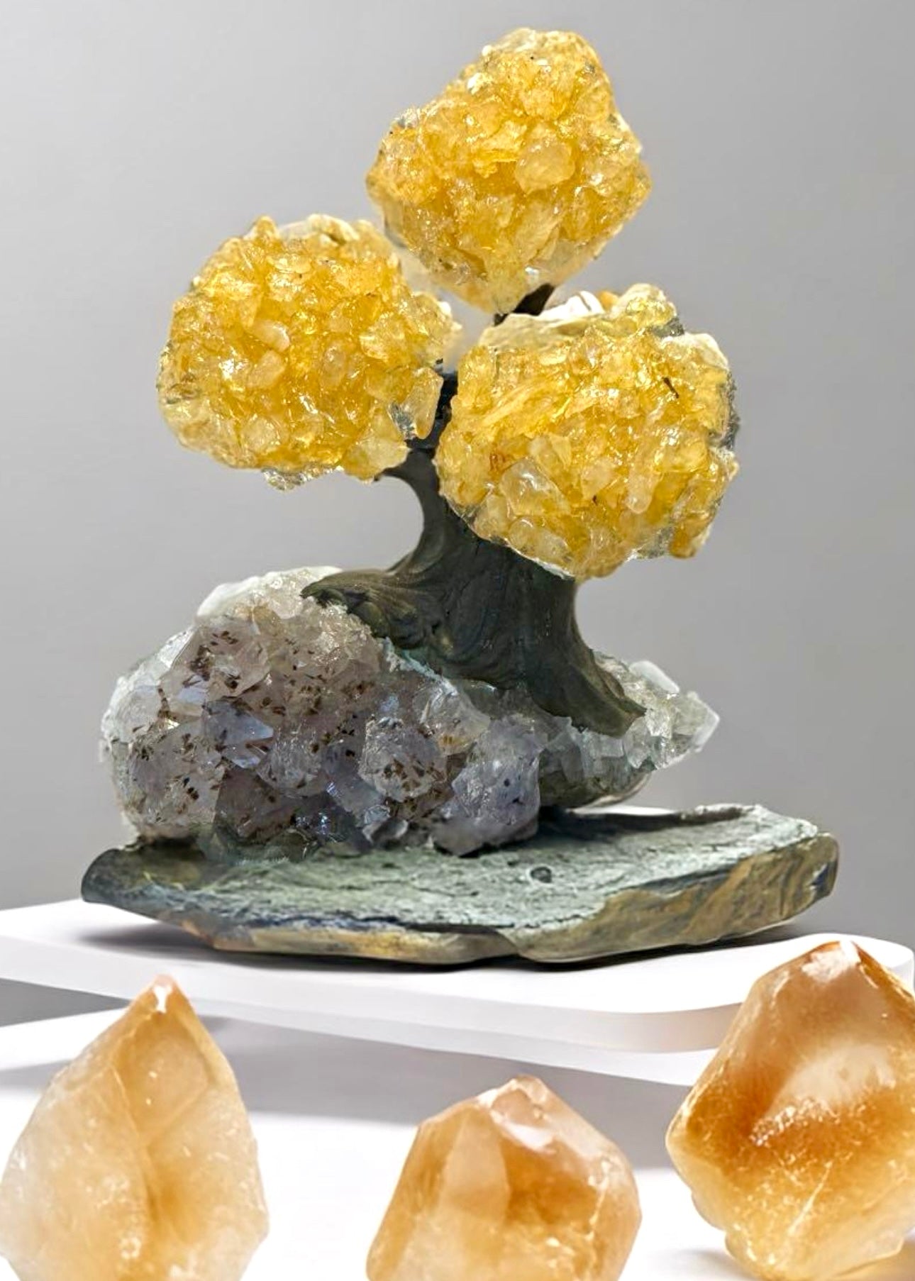 4.0" Brazilian Citrine Gemstone Tree (Money Tree)