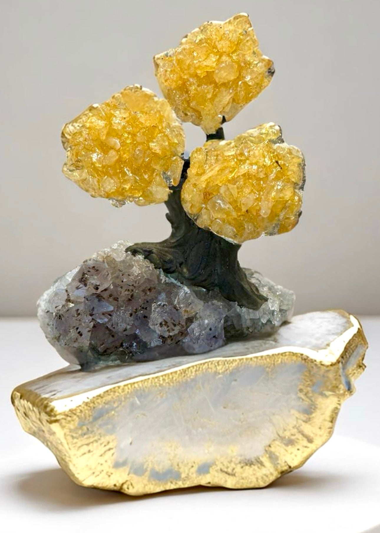 4.0" Brazilian Citrine Gemstone Tree (Money Tree)