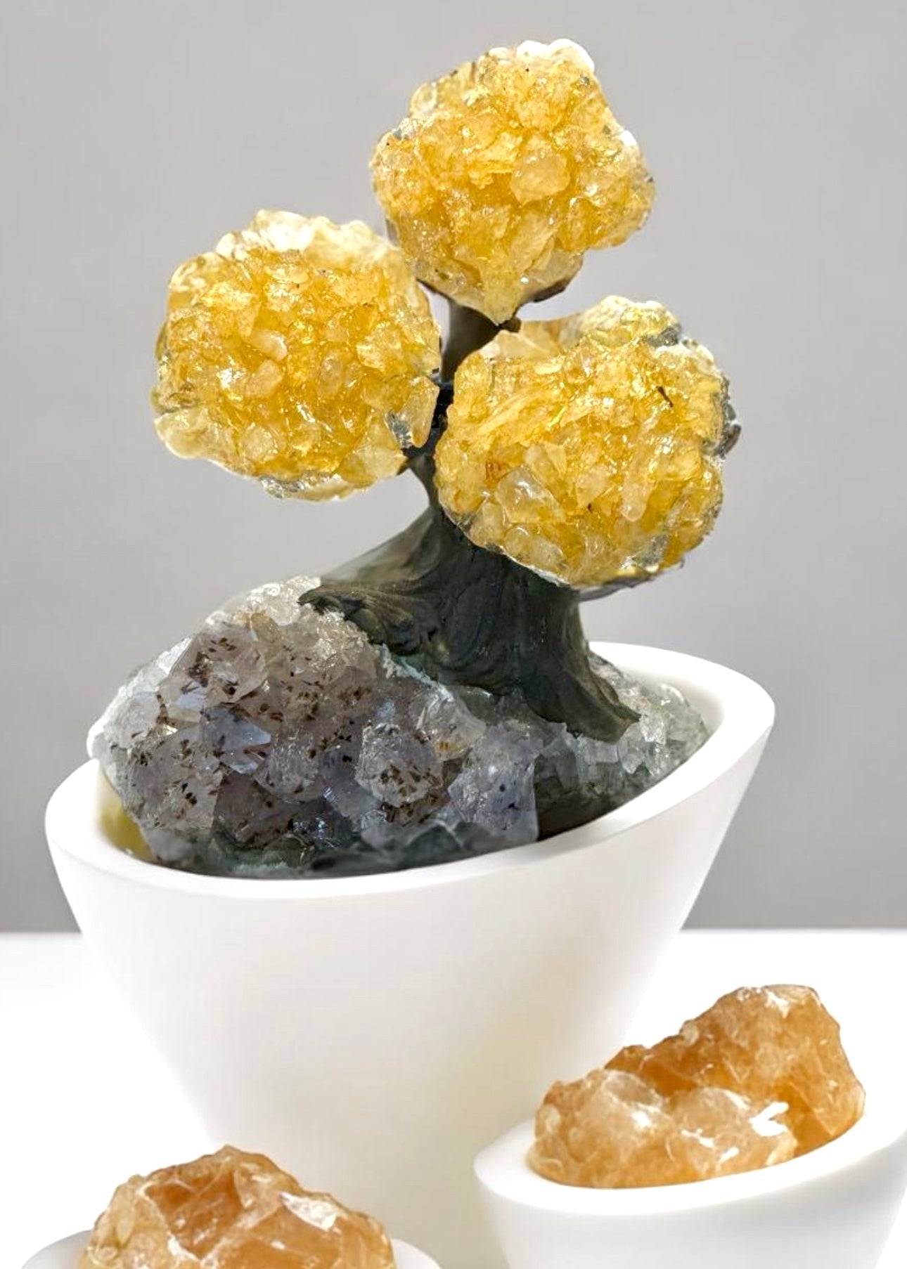 4.0" Brazilian Citrine Gemstone Tree (Money Tree)