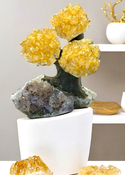 4.0" Brazilian Citrine Gemstone Tree (Money Tree)