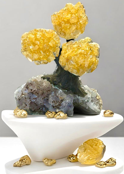 4.0" Brazilian Citrine Gemstone Tree (Money Tree)