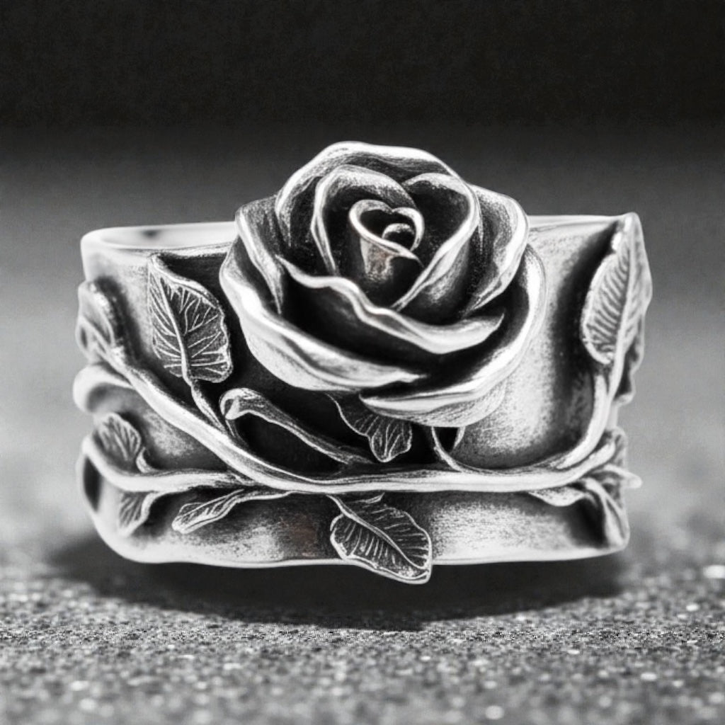 925 SS Rose Ring