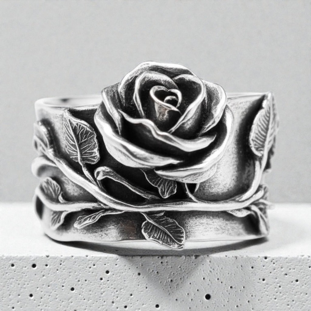 925 SS Rose Ring