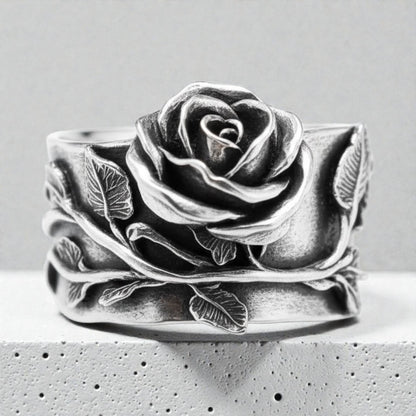 925 SS Rose Ring