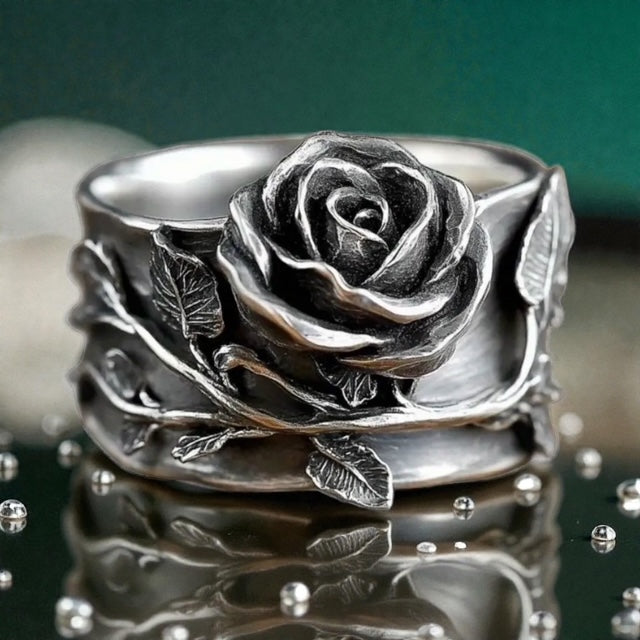 925 SS Rose Ring