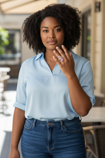 925 SS Pink Saphhire Oval Cut Ring