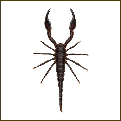 Framed Laos Forest Scorpion