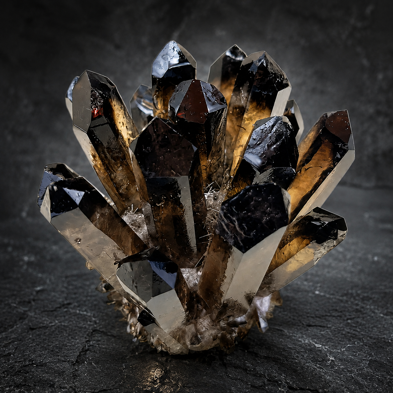 2.22 Inch Smokey Quartz Phantom Cluster
