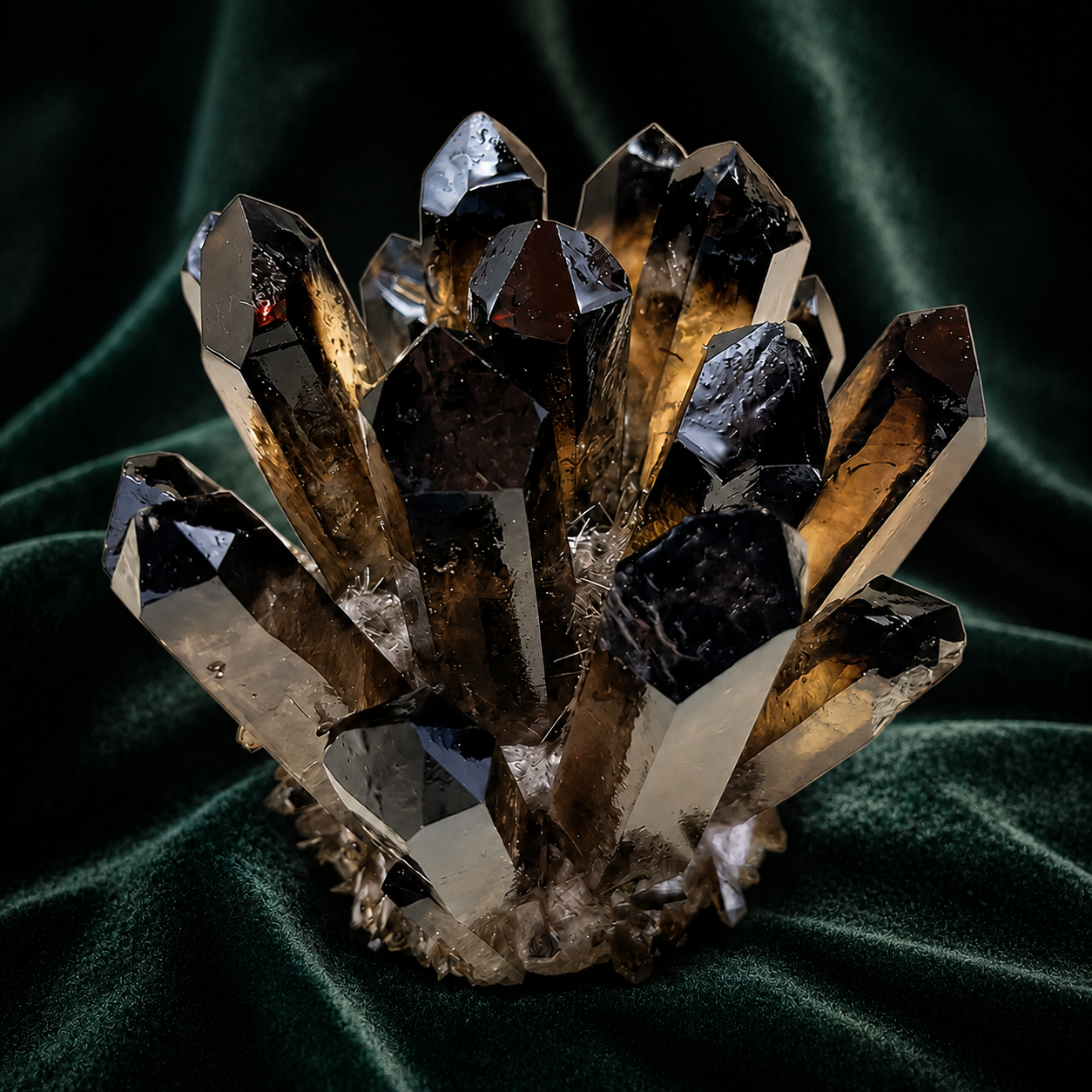 2.22 Inch Smokey Quartz Phantom Cluster