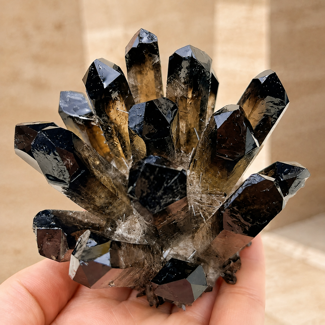 2.22 Inch Smokey Quartz Phantom Cluster