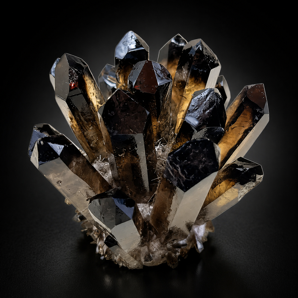 2.22 Inch Smokey Quartz Phantom Cluster