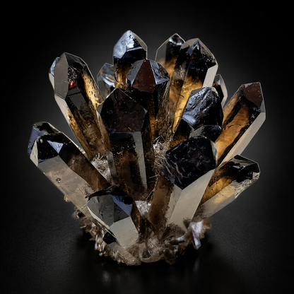 2.22 Inch Smokey Quartz Phantom Cluster